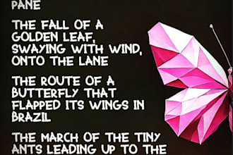 write poetry about anything in english or hindi
