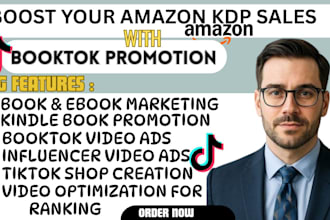 booktok tiktok book promotion amazon kpd ads ebook marketing video ads