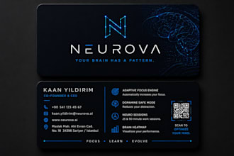design a professional corporate business card