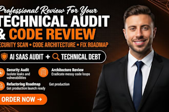 provide a technical audit and code review for your ai saas project