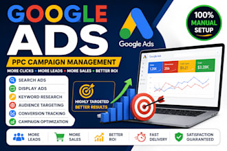 setup and manage google ads PPC campaigns
