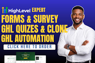 setup gohighlevel quiz ghl forms ghl survey ghl automation