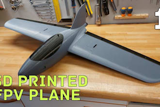 design aircraft, vtol, fpv, uav, drone and any aerospace vehicle for 3d printing