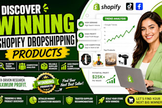 discover winning shopify dropshipping products with with expert trend research