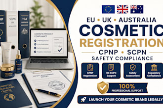handle eu, UK, australia cosmetic product registration, cpnp, safety compliance