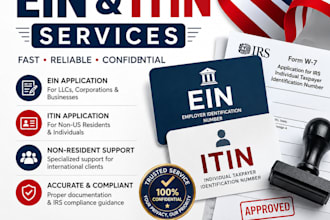 apply for ein and itin for non US residents