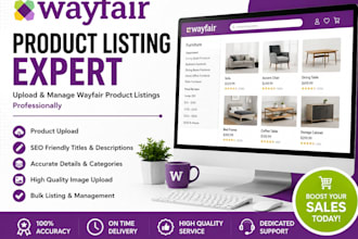 upload and manage ecommerce product listings professionally