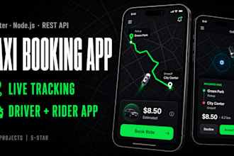 build a flutter taxi booking or on demand service app like uber