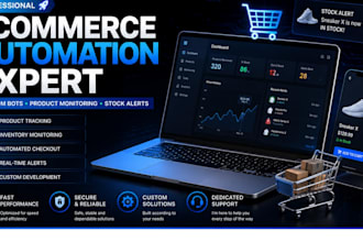build advanced ecommerce automation bot for product monitoring and checkout