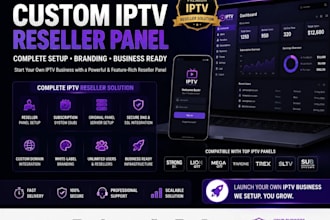 setup reseller panel, strong 8k, lion ott, mega ott, tivione, trex, sltv