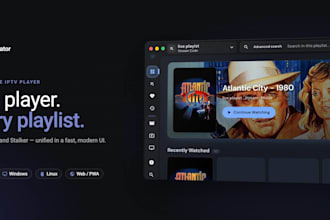 build you professional iptv application like ibo player, smarters, tivimate apk