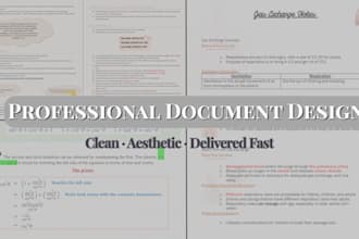 design and format professional documents