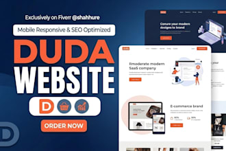 design, redesign modify website using duda builder