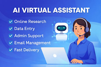 be your ai virtual assistant for research and data entry