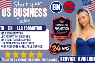 do itin application from irs get ein get itin register llc under 24hours