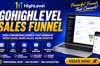 build high converting gohighlevel sales funnel that boost real estate sales