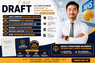 create legally compliant UK employment contracts and employee handbook