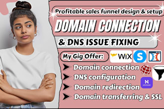 connect domain in godaddy, squarespace, or shopify website