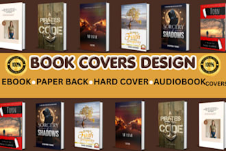 do book cover design, ebook cover, kdp book cover