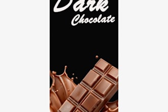 design realistic chocolate bar mockups