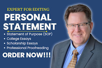 edit your medical school, residency fellowship personal statements dental school
