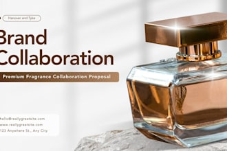 design fragrance brand pitch deck fashion jewelry cosmetic presentation
