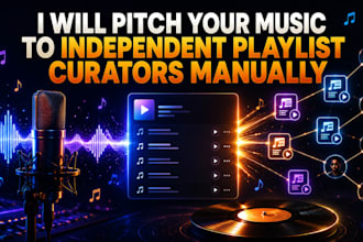 pitch your music to independent playlist curators manually