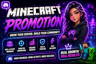 discord server promotion, targeted organic growth, real active members