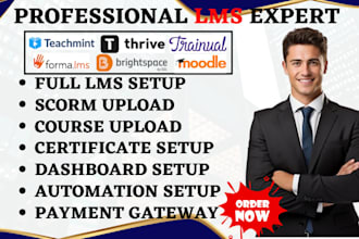 setup moodle teachmint brightspace lms trainual waybook forma lms thrive lms