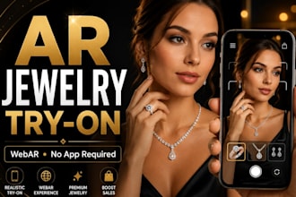 create realistic ar jewelry try on and webar