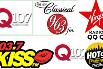 professional song promotion and airplay on toronto canada radio
