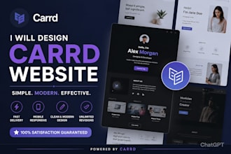 carrd redesign carrd landing page carrd website carrd co redesign