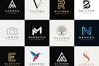je créerai un logo professionnel sur mesure et haut de gamme