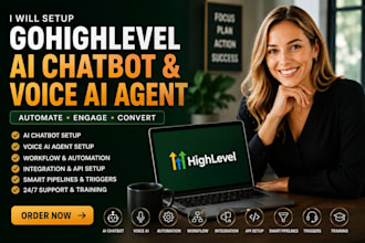 setup gohighlevel ai chatbot go high level voice ai agent chat bot workflow ghl