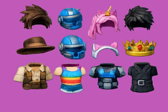 design high quality roblox ugc accessories and props