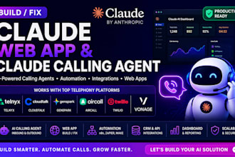 build claude calling agent with tenlyx cloudtalk genspark aircall twilio vonage