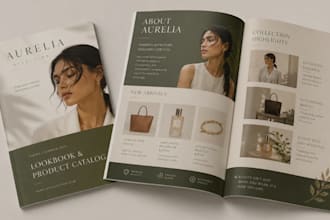 product catalogue, company profile, lookbook, brochure, trifold brochure