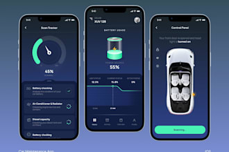 develop car diagnose app, vehicle maintenance app, obd2 scanner app, auto repair