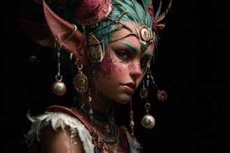 fantasy character art and fantasy character art