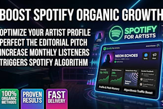 optimize your spotify for artists profile for organic growth spotify pitch