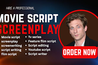 do screenplay writing screenplay tv series tv pilot  movie script screenwriting