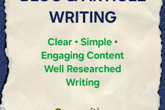 write blog posts, articles, copywriting, and email content