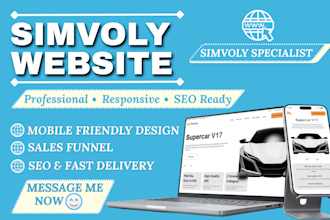 build your simvoly website
