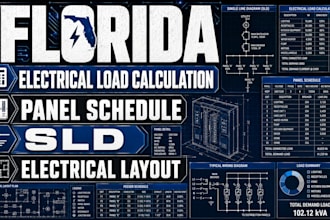 do electrical load calculation panel schedule sld florida electrical layout