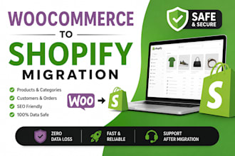 migrate woocommerce store to shopify with safe SEO migration