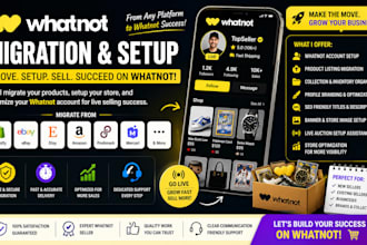 whatnot store migration setup product transfer live selling optimization