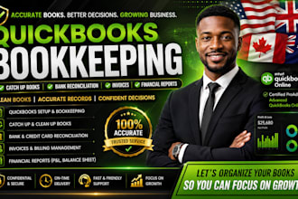 quickbooks bookkeeping, catch up books, bank reconciliation, invoices, financial