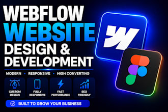 build responsive and SEO friendly webflow websites