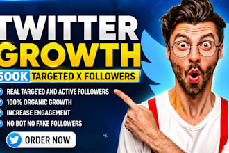 grow x account with fast x followers twitter promotion with real engagement