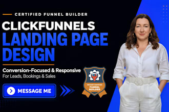 create a high converting clickfunnels landing page